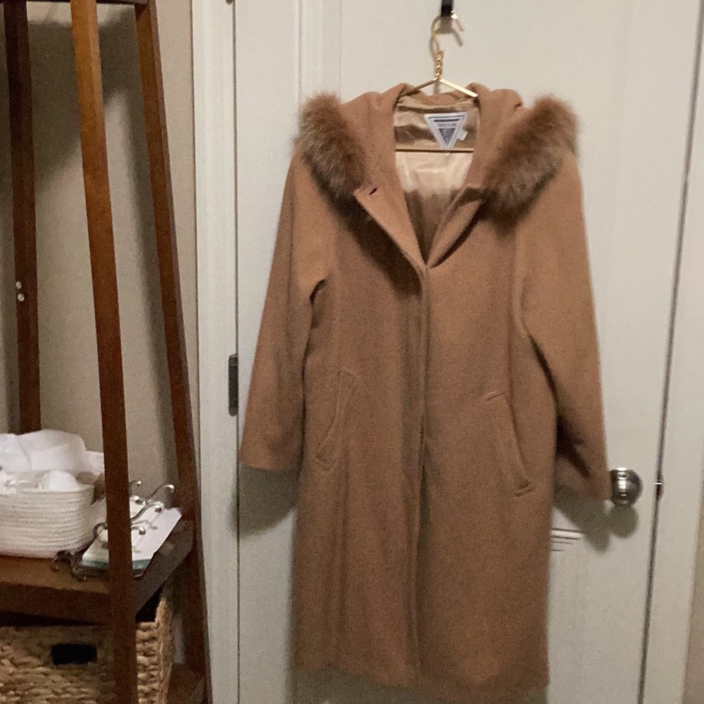 Ladies lambs wool coat